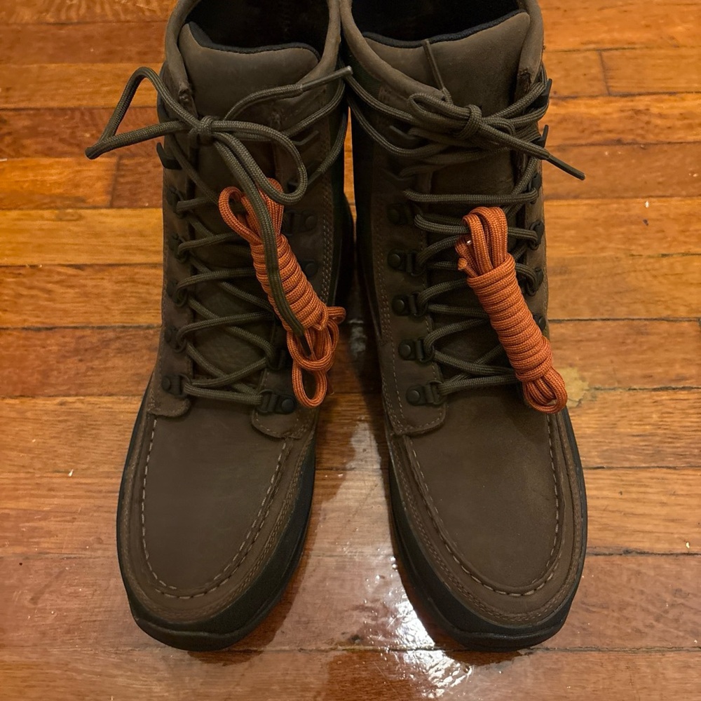 Men’s GH Bass Vibram outsole Green and Brown High-Top Boots size 10.5 - Picture 6 of 8